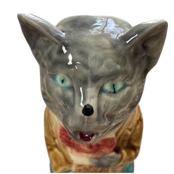 French Majolica Cat Pitcher - Picture 5 of 11